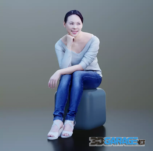 3D-Scan People – 10005 Asian woman Bao