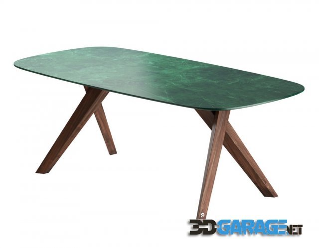 3D Model 1541 Lope Dining Table by Draenert