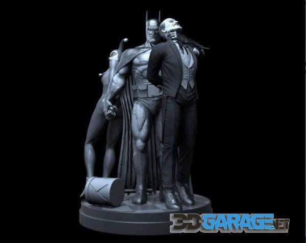 3D-Print Model – Batman Diorama 2