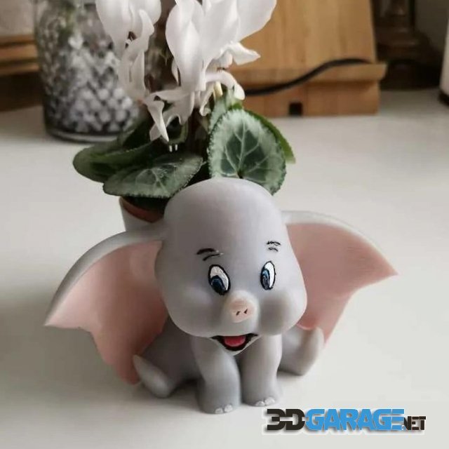 3D-Print Model – Dumbo Planter