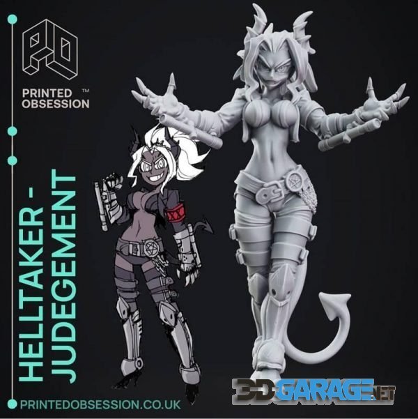 3D-Print Model – Helltaker – Judgement
