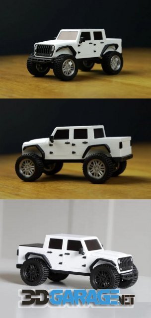 3D-Print Model – JEEP Wrangler Truck (Gladiator)