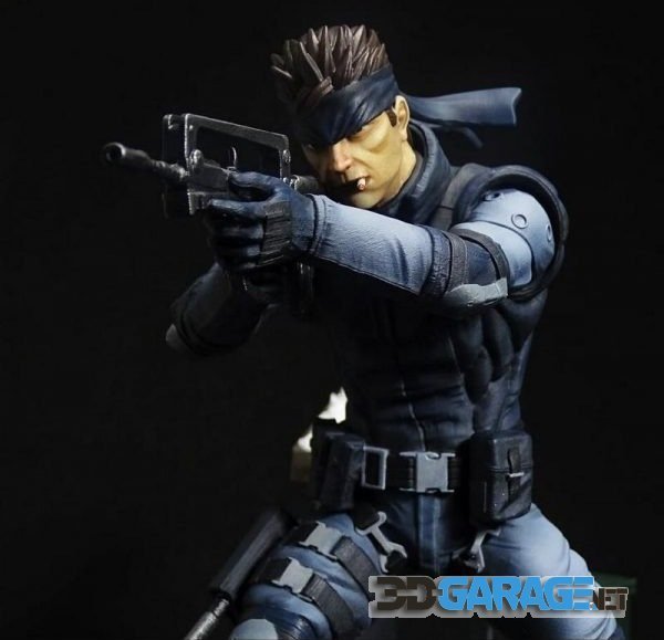 3D-Print Model – Metal Gear Solid 1 – Snake