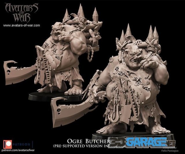 3D-Print Model – Ogre Butcher
