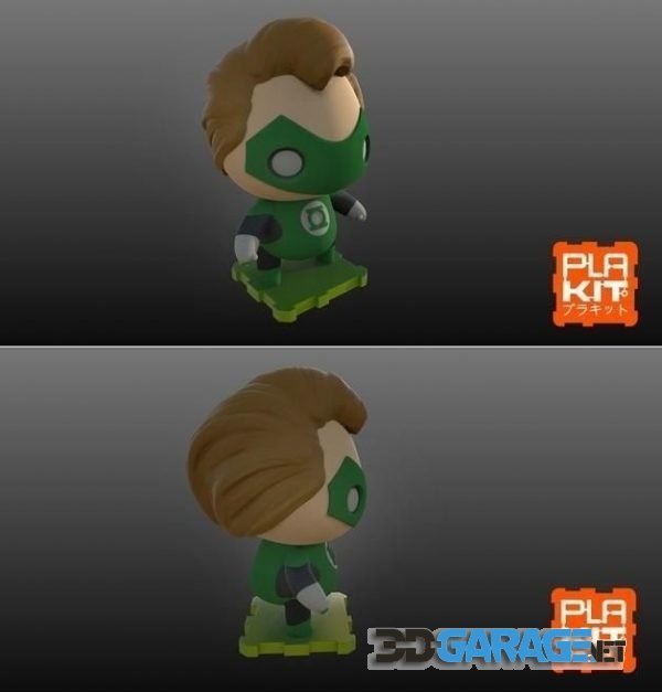3D-Print Model – PlaKit DC Green Lantern