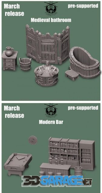 3D-Print Model – Tiny Furniture March 2022