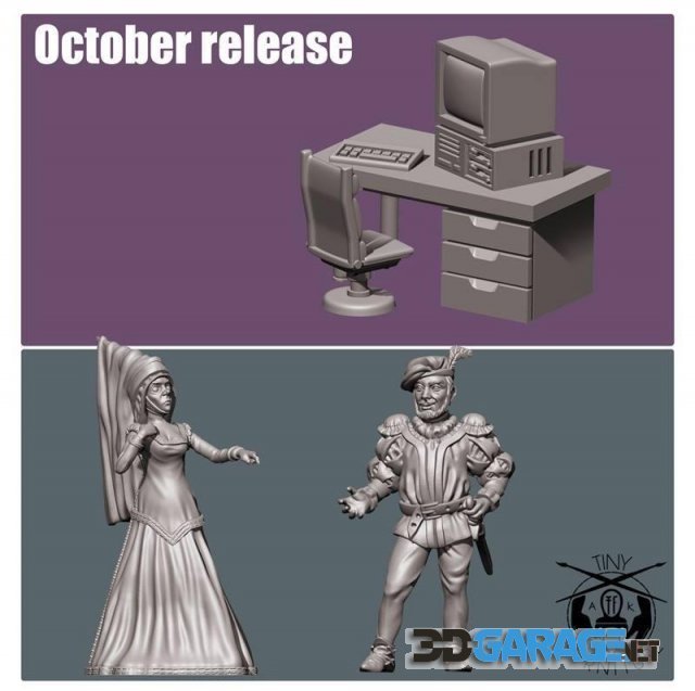 3D-Print Model – Tiny Furniture October 2021