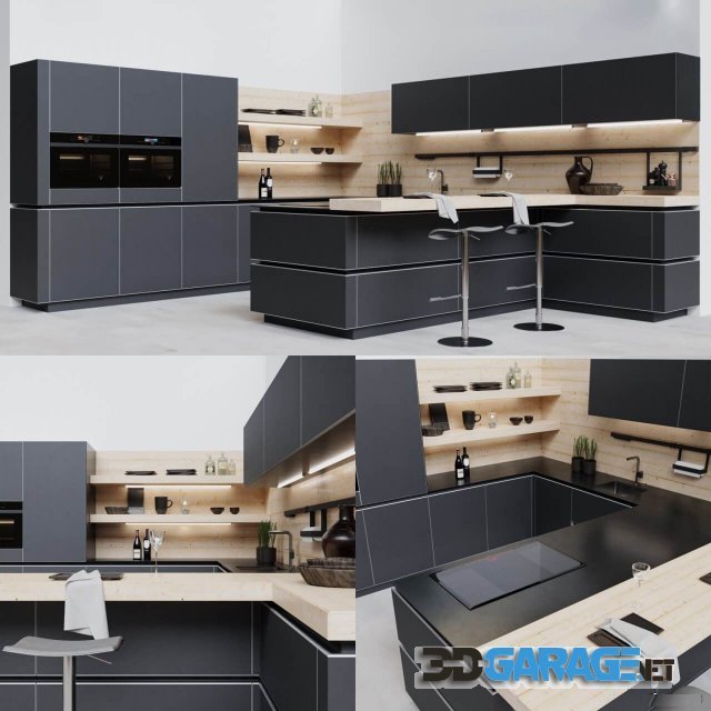 3d-model – Accento Vitrin Kitchen