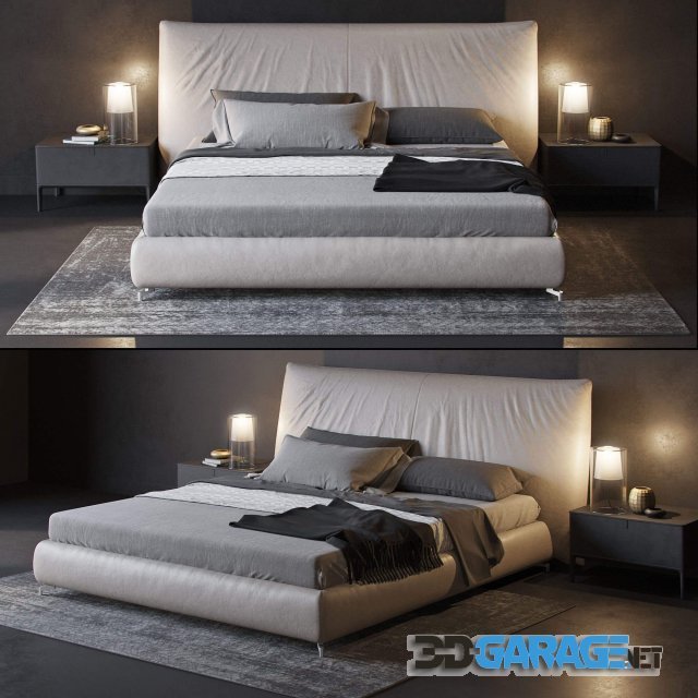 3D-model – Alivar suite bed