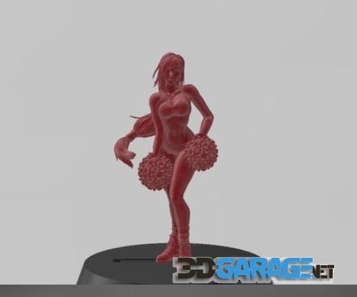 3d-Print Model – Amazon Cheerleader 1