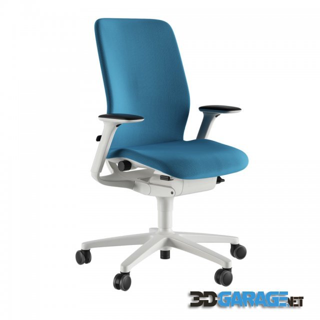 3D-Model – At Office Chair free-2-move by Wilkhahn