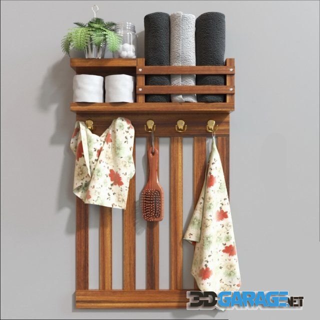 3d-model – Bathroom shelf
