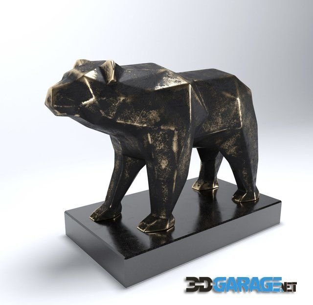 3d-model – Bear Sculpture 1