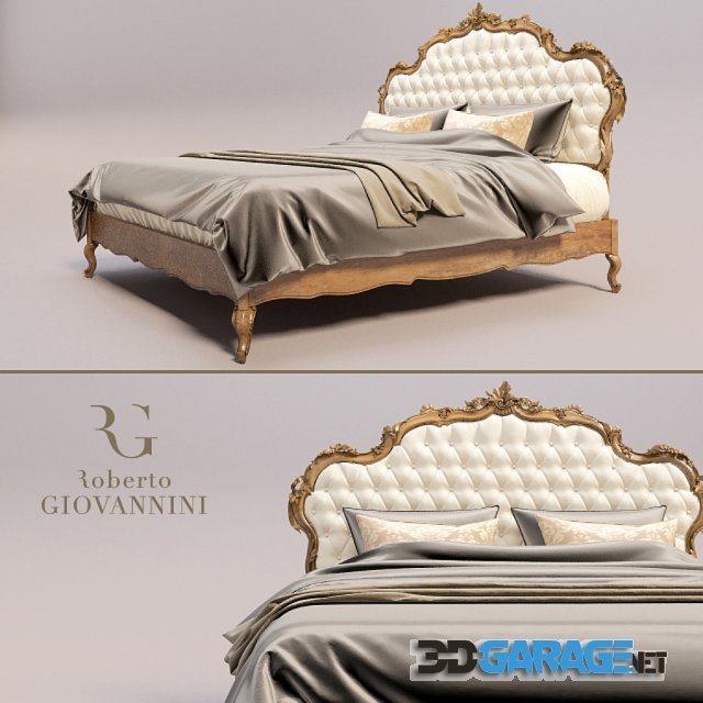 3d-model – Bed classic Roberto Giovannini