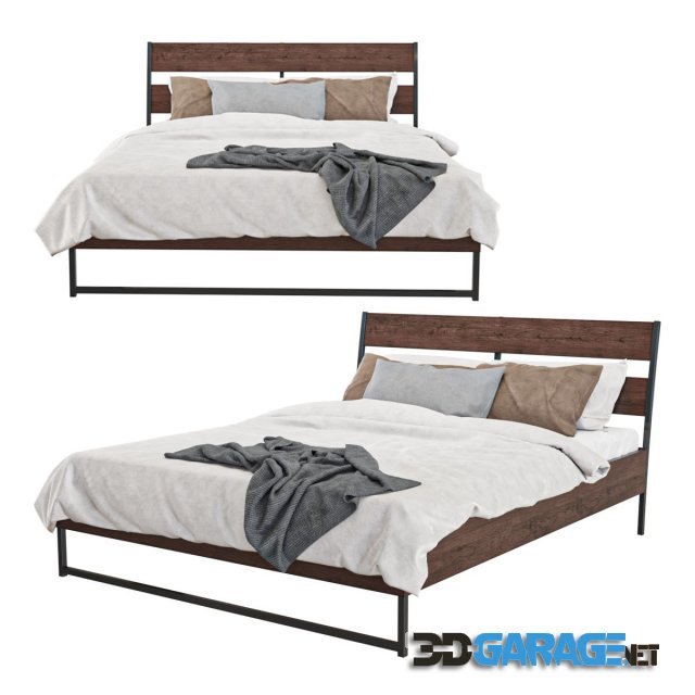 3d-model – IKEA BED TRYSIL