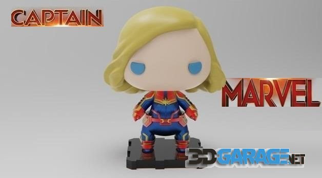 3d-Print Model – Captain Marvel MCU
