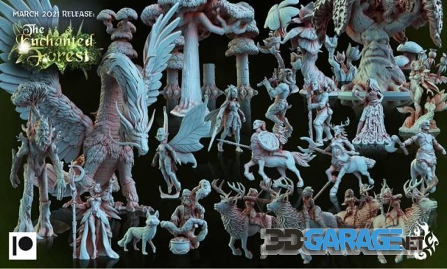 3d-Print Model – Crippled God Foundry – Enchanted Forest March 2021
