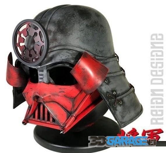 3d-Print Model – Darth Vader Samurai Helmet