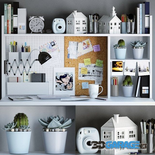 3d-model – Decorative set for your desktop 1