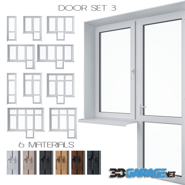 3d-model – Door Set 3