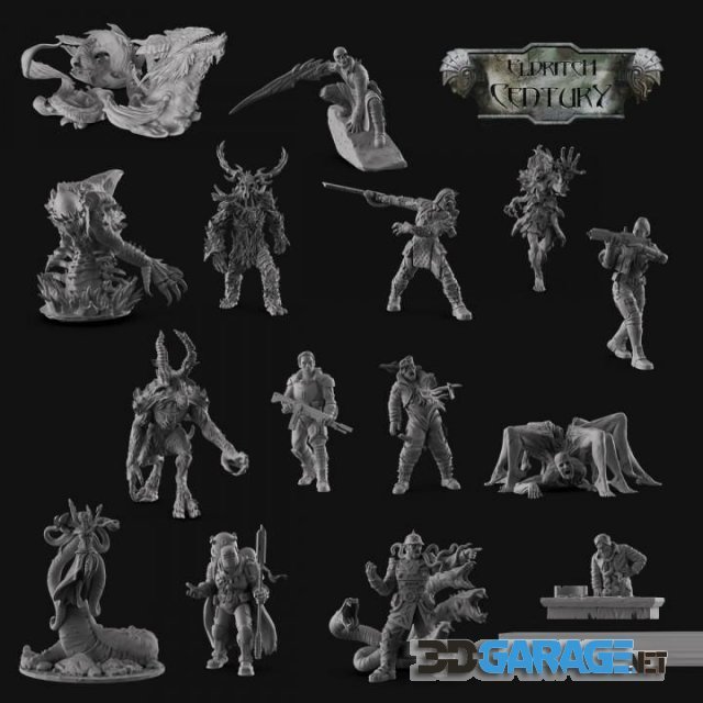 3d-Print Model – Eldritch Century Stretch Goals Available