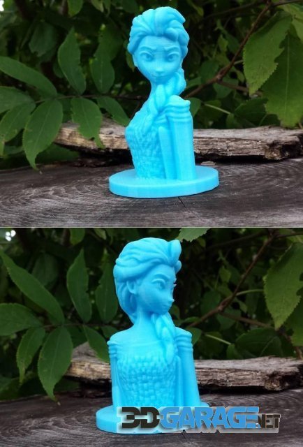 3d-Print Model – Elsa Bust