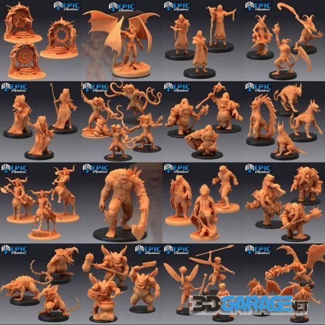 3d-Print Model – Epic Minis – Hour of Demons