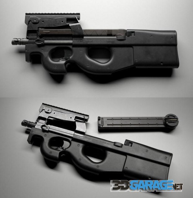 3d-model – FN P90 PBR