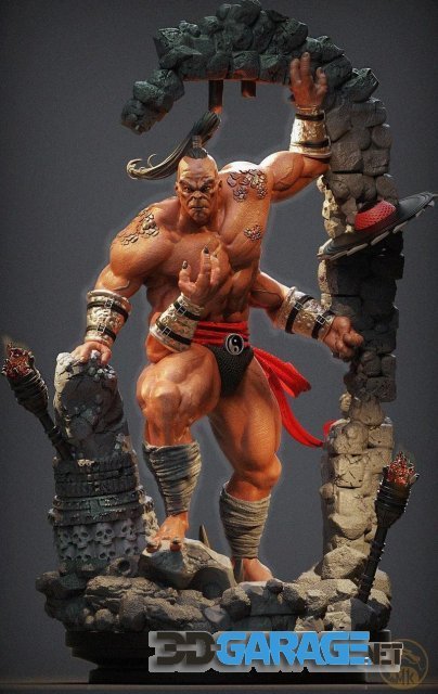 3d-Print Model – Goro from Mortal Kombat