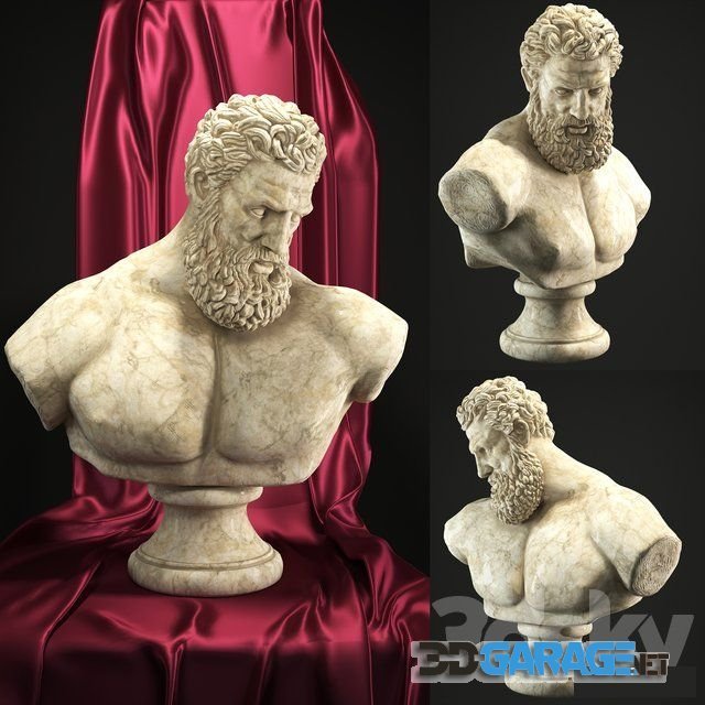 3d-model – Hercules Bust