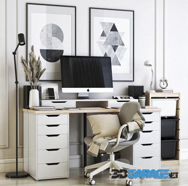 3d-model – IKEA office workplace 21