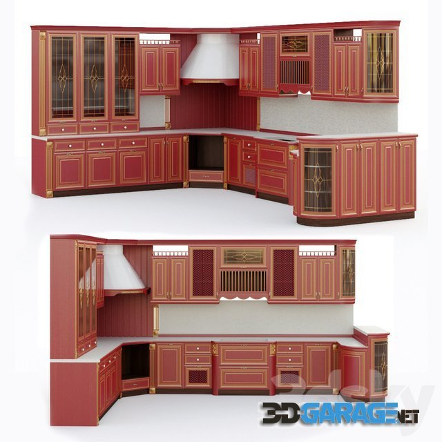 3d-model – Kitchen Area
