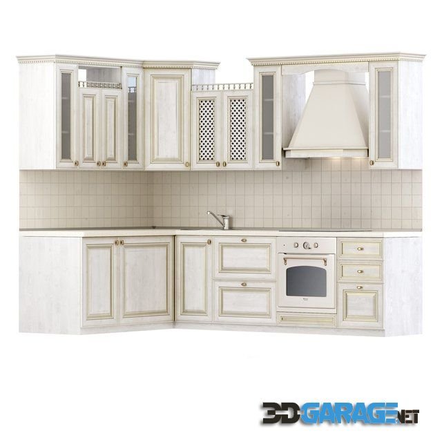 3d-model – Kitchen set 001