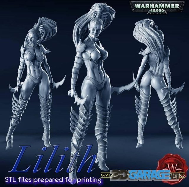 3d-Print Model – Lilith w40k