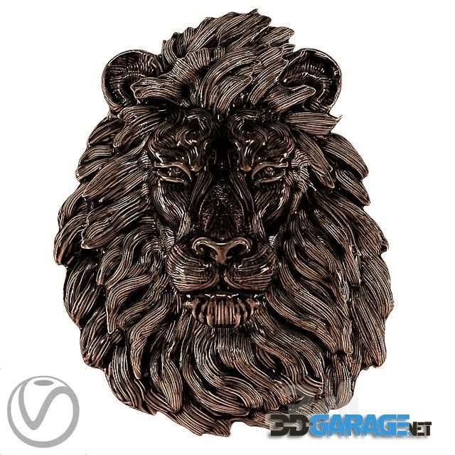 3d-model – Lion's head