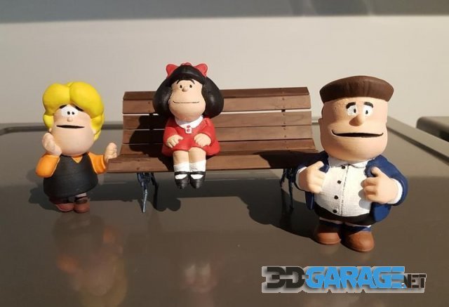 3d-Print Model – Mafalda and Friends