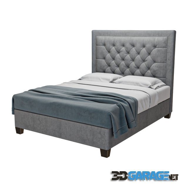 3d-model – MILAN TUFTED BED