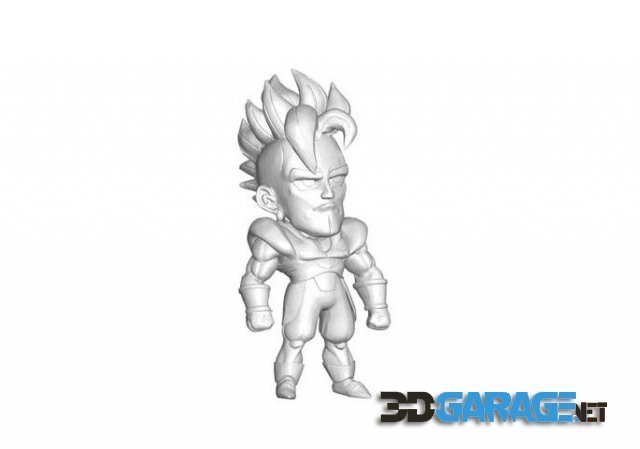 3d-Print Model – Miniature Collectible Figure Dragon Ball Z DBZ Android 16