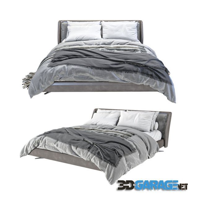 3d-model – Minotti Spencer Bed