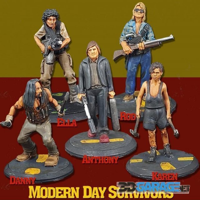3d-Print Model – Modern Day Survivor Series 02