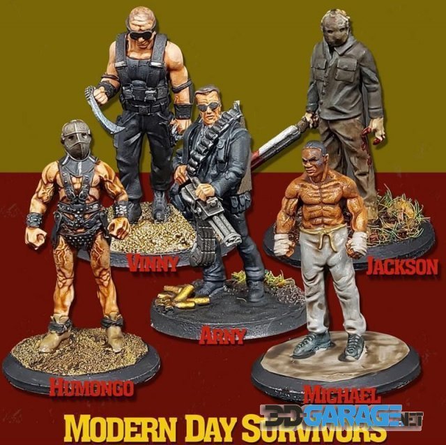3d-Print Model – Modern Day Survivors Series 07