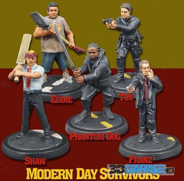 3d-Print Model – Modern Day Survivors Series 09