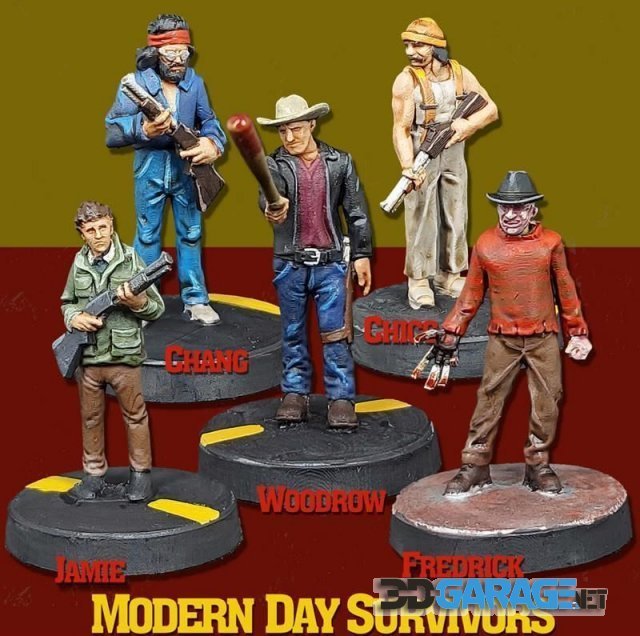 3d-Print Model – Modern Day Survivors Series 11
