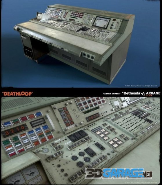 3d-model – Modular Console Panels