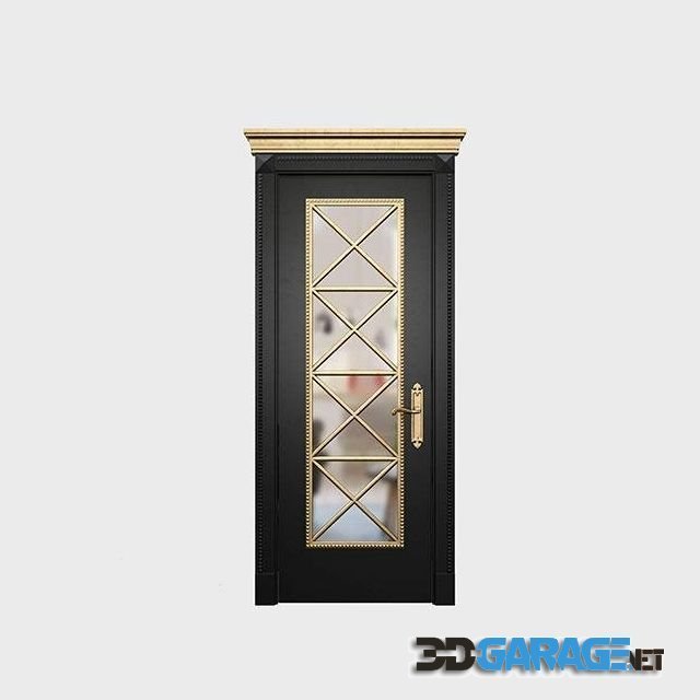 3d-model – Msk Centrum decoration black door