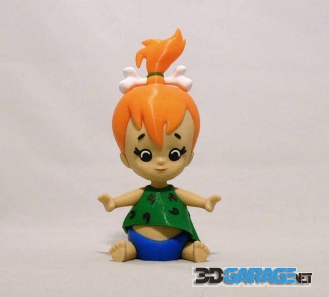 3d-Print Model – Pebbles Flintstone