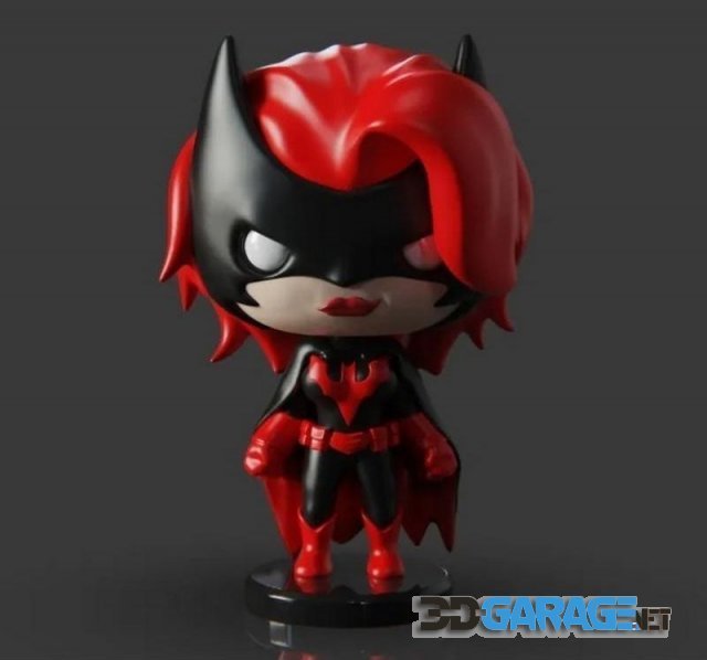 3d-Print Model – PlaKit Batwoman