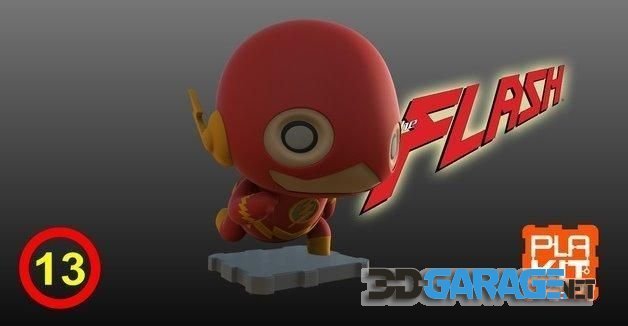 3d-Print Model – PlaKit DC The Flash
