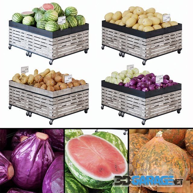 3d-model – Racks for vegetables, fruits