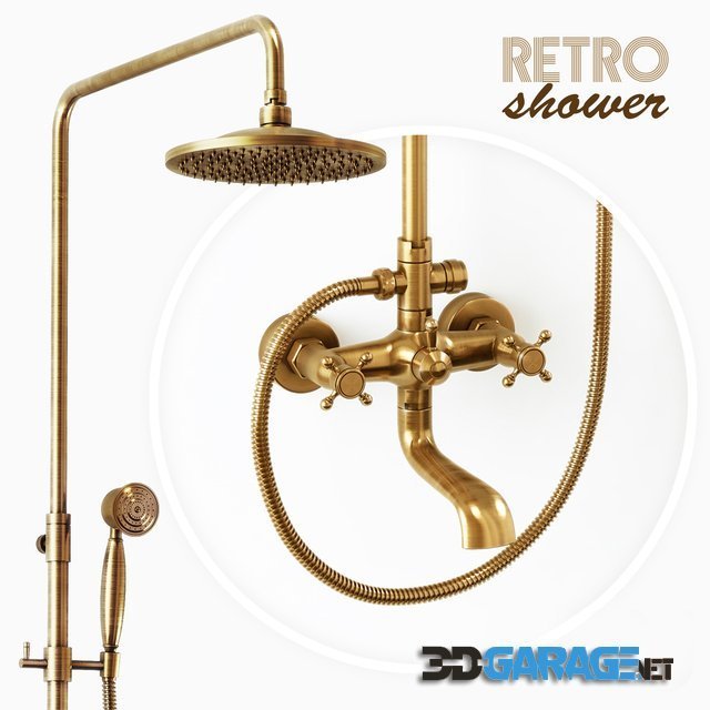 3d-model – Retro Shower YANKSMART